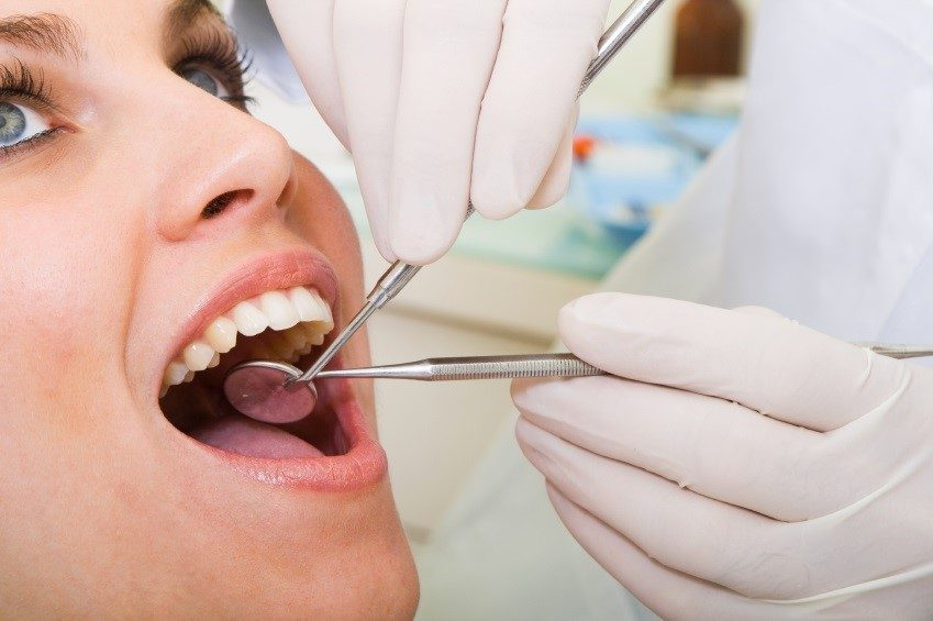 Dental check-up and oral examination