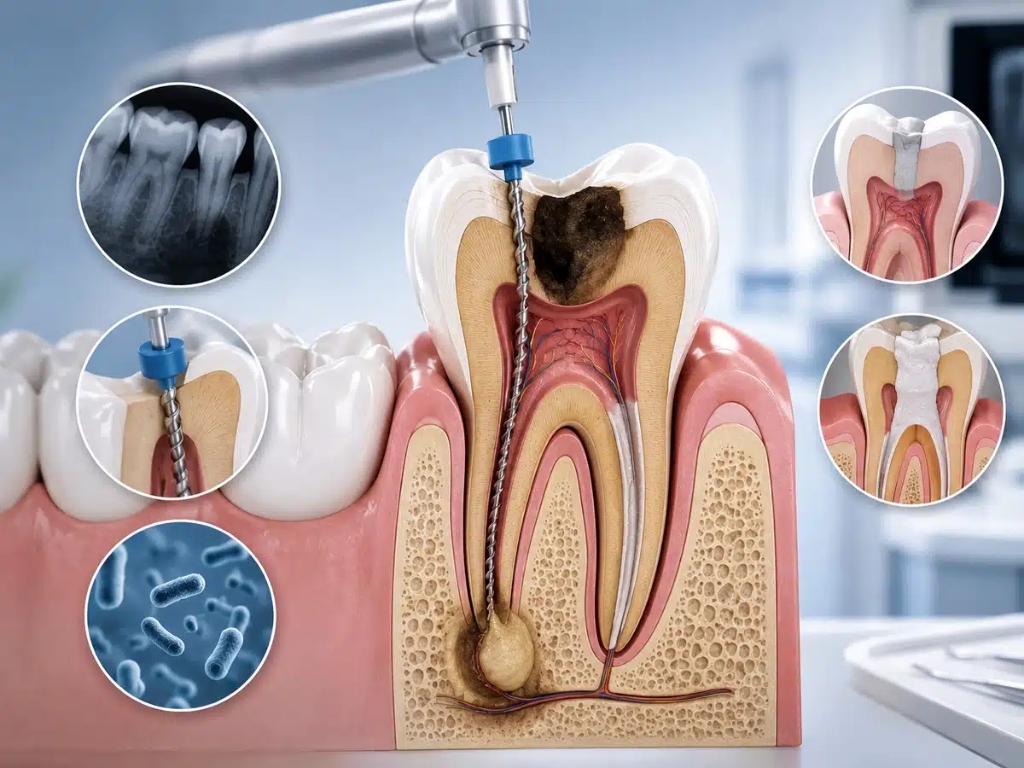 Root Canal Treatment endodontic procedure